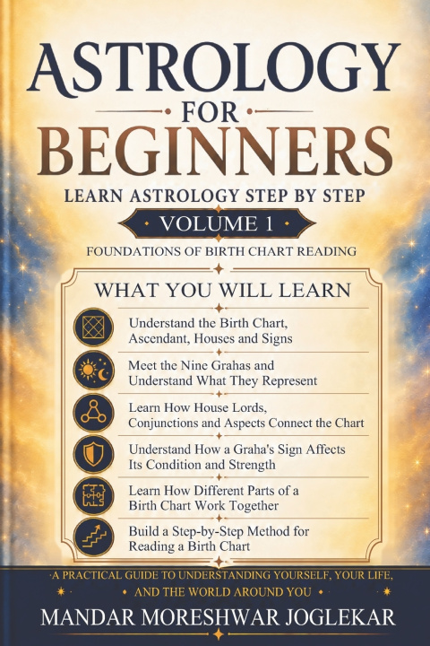 Kniha Astrology for Beginners - Volume 1 (BW) Mandar Moreshwar Joglekar
