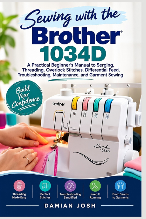 Libro Sewing with the Brother 1034D Damian Josh