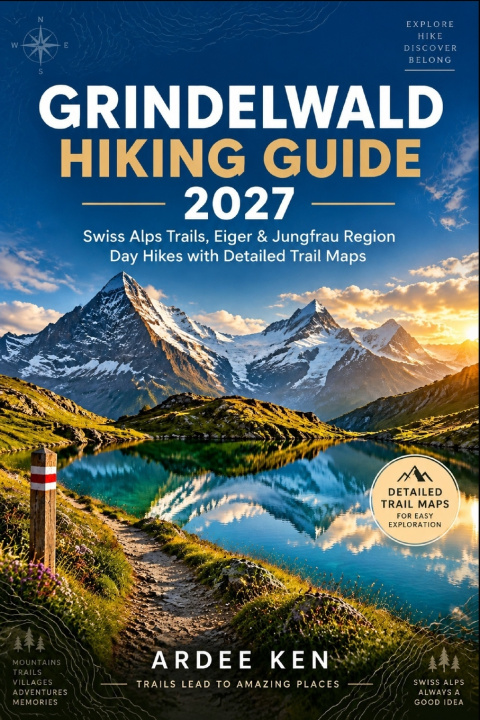 Kniha GRINDELWALD HIKING GUIDE 2027 ARDEE KEN