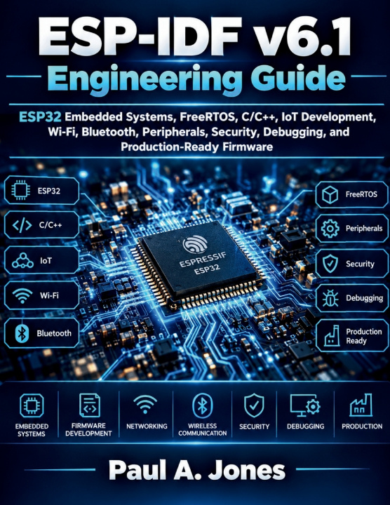 Kniha ESP-IDF v6.1 Engineering Guide Paul A Jones