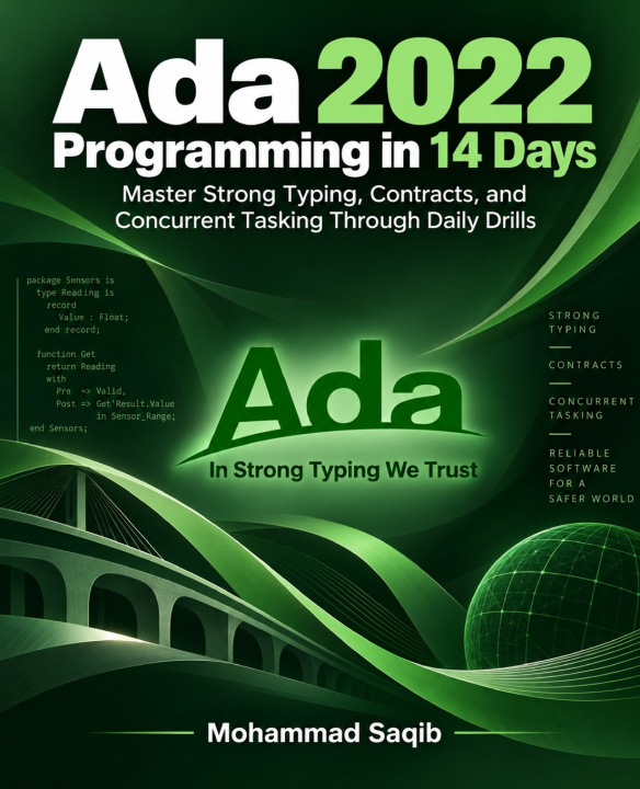 Kniha Ada 2022 Programming in 14 Days Mohammad Saqib