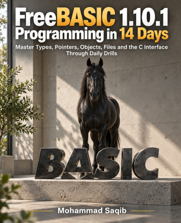 Book FreeBASIC 1.10.1 Programming in 14 Days Mohammad Saqib