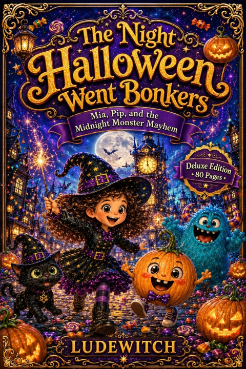 Książka The Night Halloween Went Bonkers Ludewitch