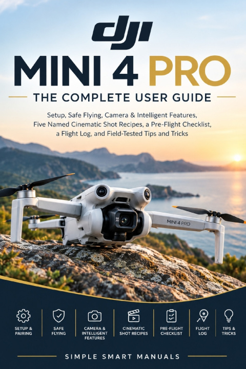 Libro DJI MINI 4 PRO THE COMPLETE USER GUIDE SIMPLE SMART MANUALS