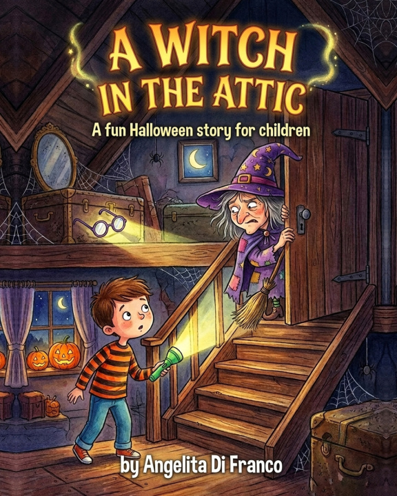 Książka A witch in the attic Angelita Di Franco