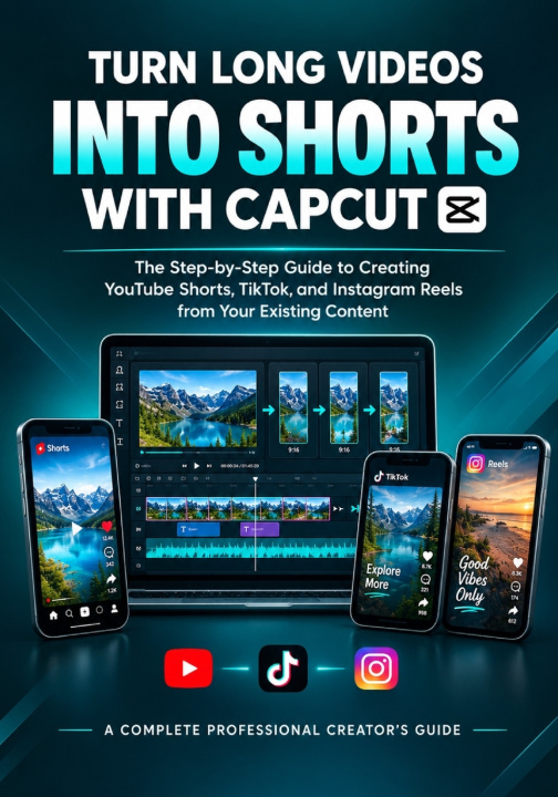 Kniha TURN LONG VIDEOS INTO SHORTS WITH CAPCUT Claire Bennett
