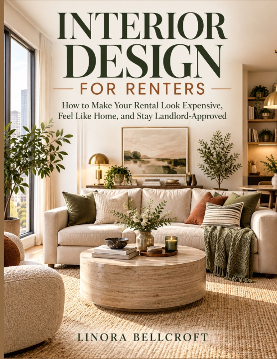 Книга INTERIOR DESIGN FOR RENTERS Linora Bellcroft