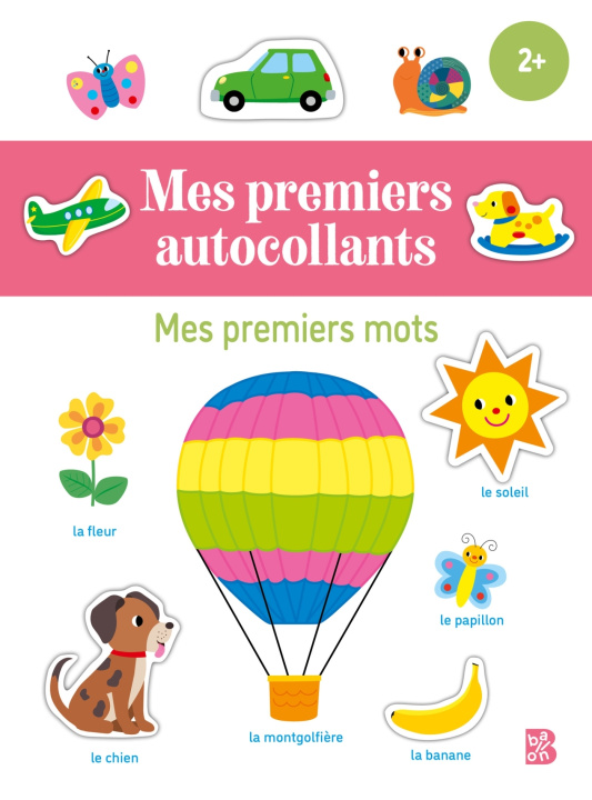 Carte Mes premiers autocollants - Mes premiers mots 