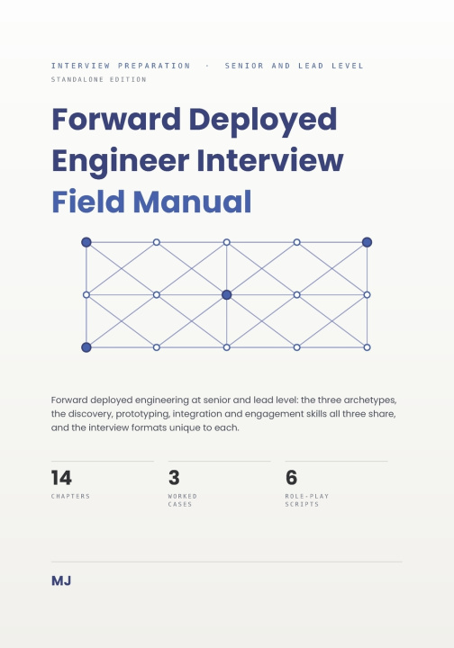 Kniha Forward Deployed Engineer Interview Field Manual M J