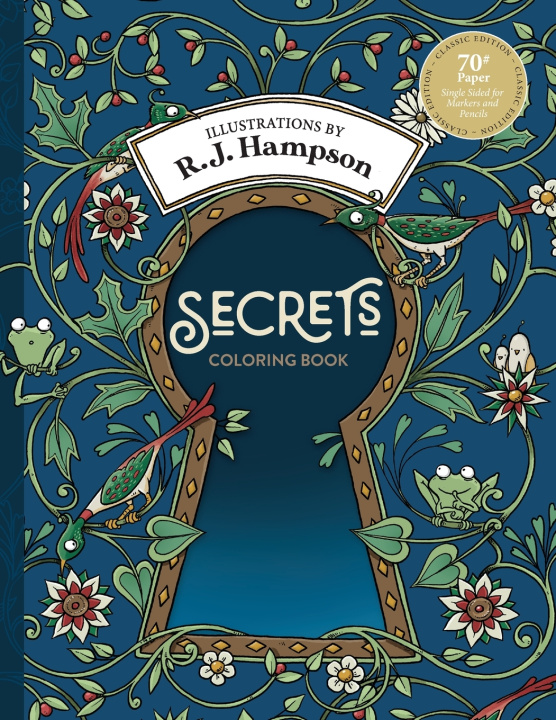 Knjiga Secrets Coloring Book R.J. Hampson