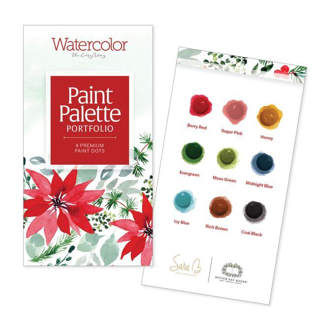 Kniha Watercolor the Easy Way Paint Palette Portfolio Christmas 