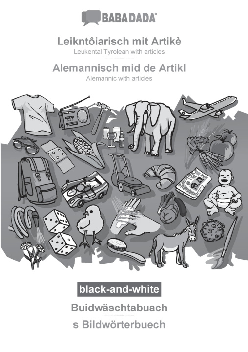 Boek Leikntôiarisch mit Artikè - Alemannisch mid de Artikl, Buidwäschtabuach, BW Babadada GmbH
