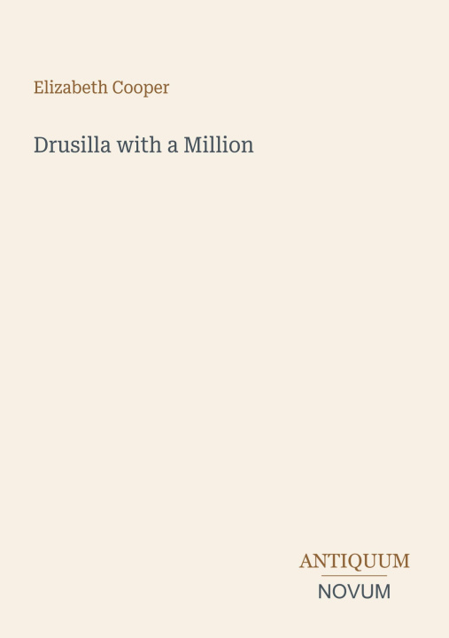 Livro Drusilla with a Million 