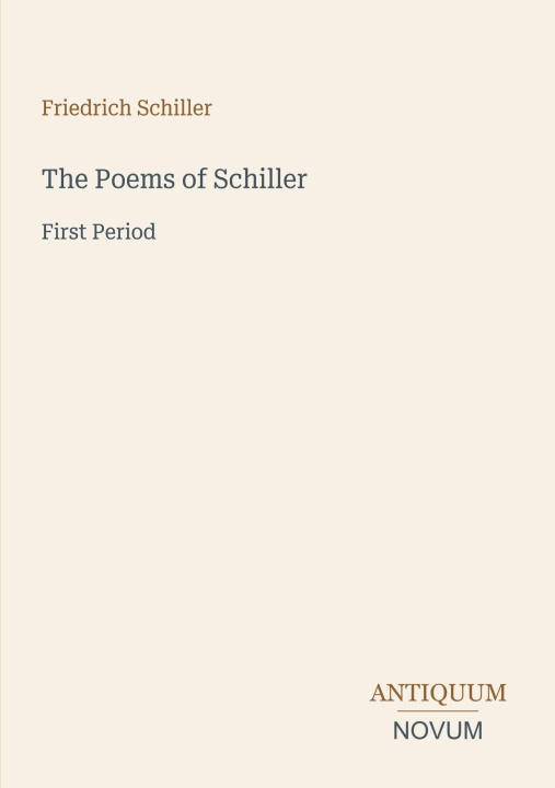 Livro The Poems of Schiller 