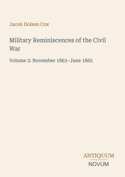 Boek Military Reminiscences of the Civil War 