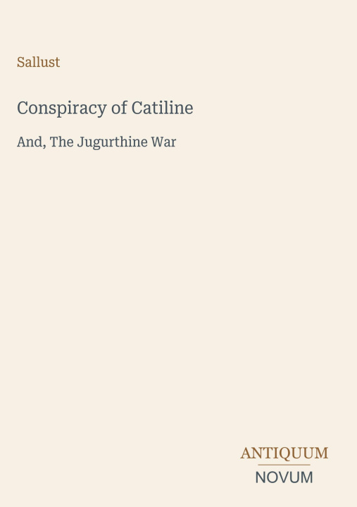 Knjiga Conspiracy of Catiline 