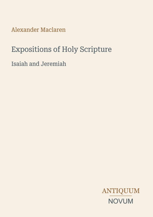 Kniha Expositions of Holy Scripture 