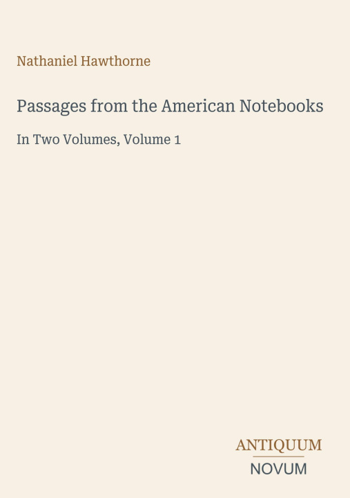 Книга Passages from the American Notebooks 