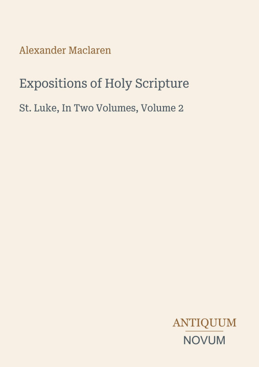 Livro Expositions of Holy Scripture 