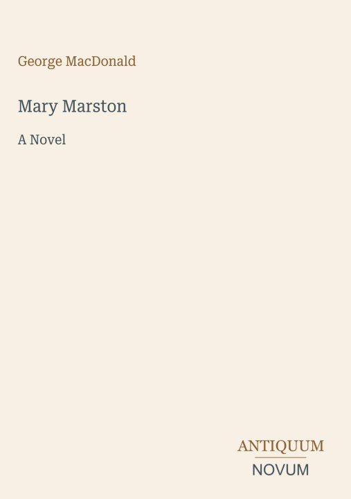 Kniha Mary Marston 