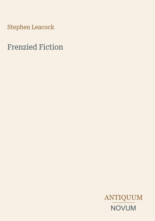 Könyv Frenzied Fiction 
