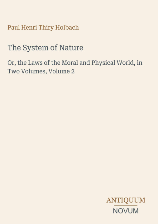 Livro The System of Nature 