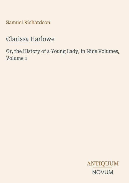 Könyv Clarissa Harlowe 