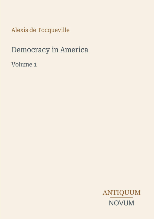 Book Democracy in America 