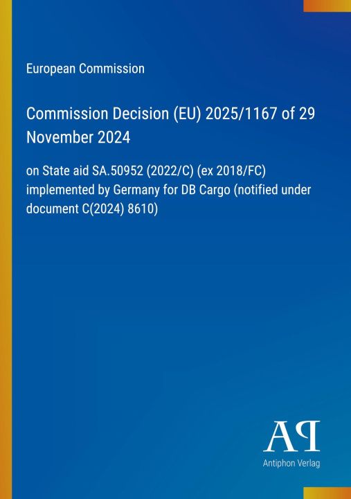 Livro Commission Decision (EU) 2025/1167 of 29 November 2024 