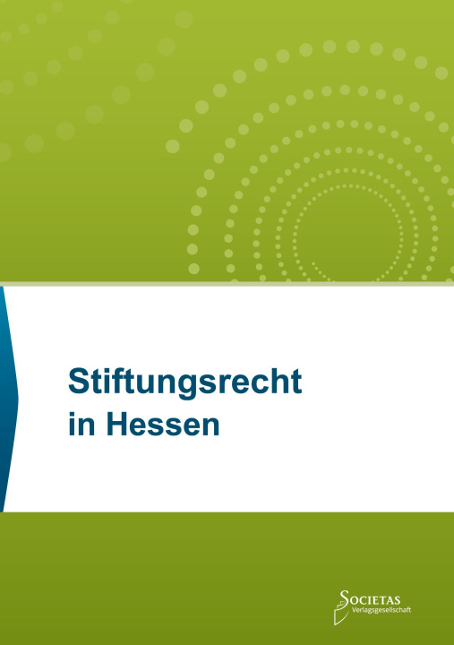 Book Stiftungsrecht in Hessen 