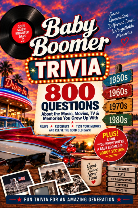 Książka Baby Boomer Trivia 800 Questions Jennifer Reet Hikes