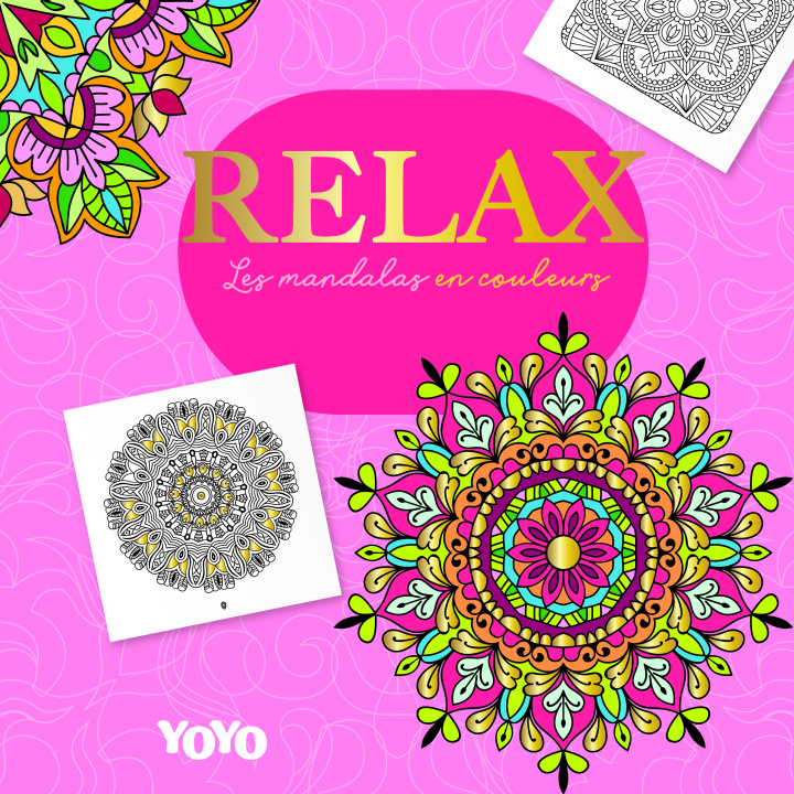 Buch Relax en couleurs : Les mandalas en couleurs 