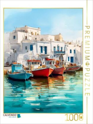 Spel/speelgoed CALVENDO Puzzle Naoussa, Paros, Griechenland | 1000 Teile Lege-Größe 64 × 48 cm Foto-Puzzle für glückliche Stunden Calvendo