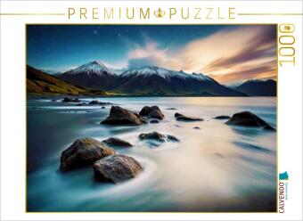 Spiel/Spielzeug CALVENDO Puzzle Ewigkeit im Fluss: Langzeitbelichtung trifft Weite. | 1000 Teile Lege-Größe 64 × 48 cm Foto-Puzzle für glückliche Stunden Calvendo