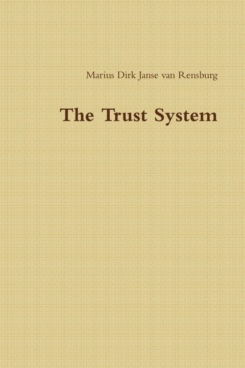 Libro The Trust System Marius Dirk Janse van Rensburg