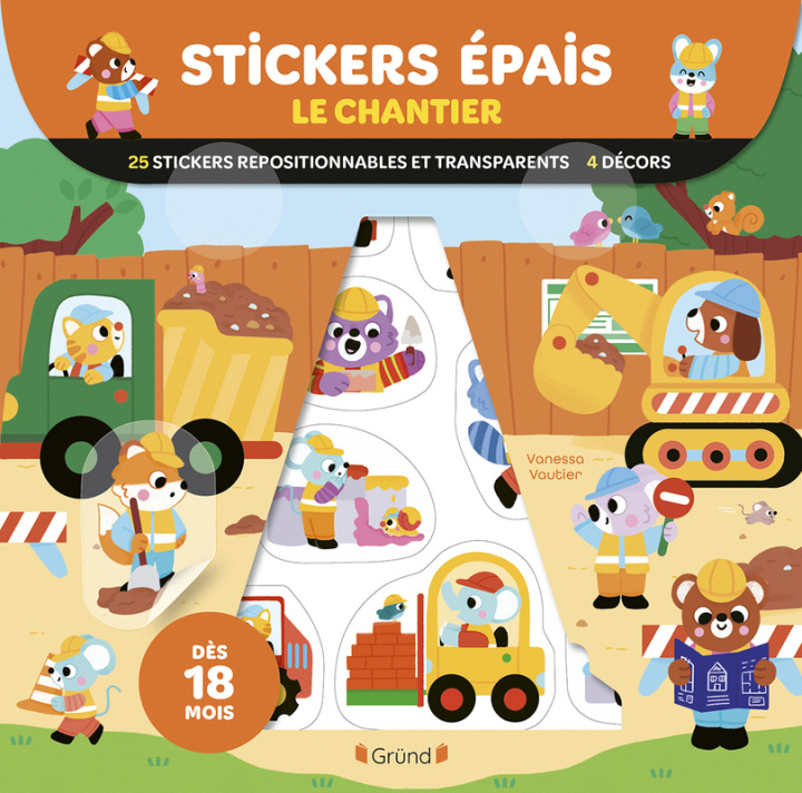 Buch Stickers épais - Le chantier 