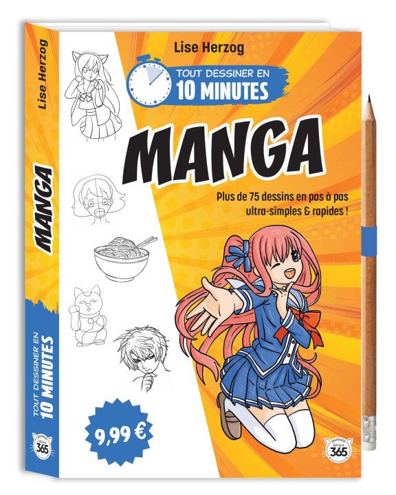 Libro Tout dessiner en 10 minutes - Manga 