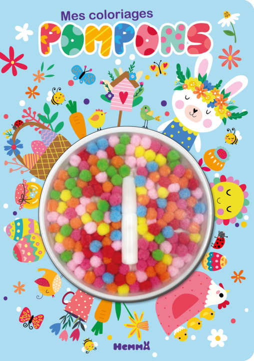 Könyv Mes coloriages pompons (Pâques) 