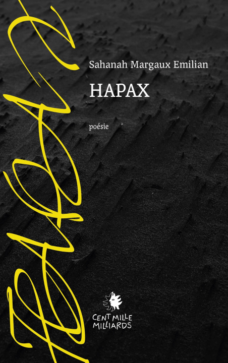 Könyv Hapax Sahana Margaux Emilian