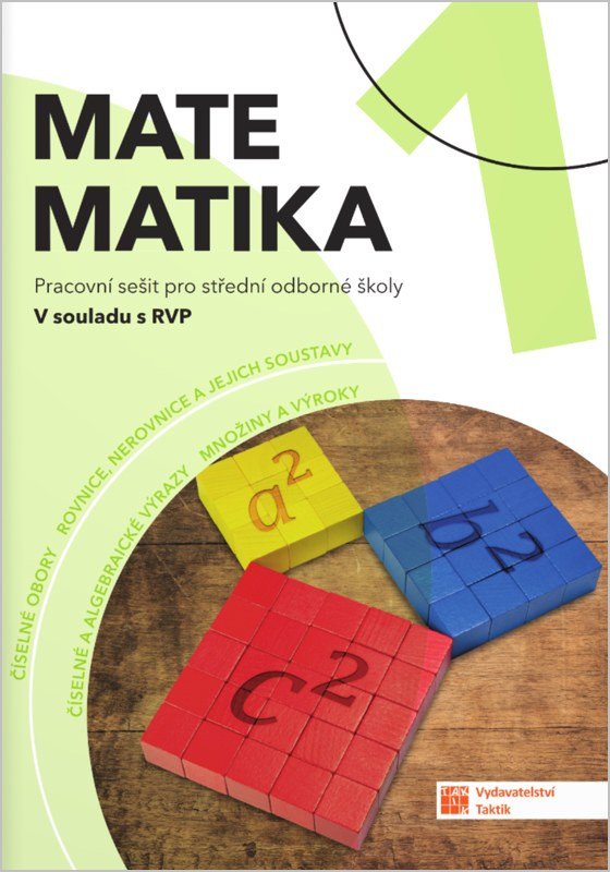 Knjiga Matematika 1 pro SOŠ - pracovní sešit 