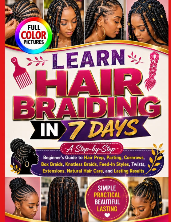 Boek LEARN HAIR BRAIDING IN 7 DAYS Caitlin F. Crisp
