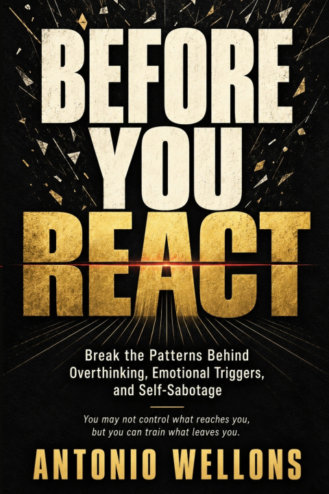 Könyv BEFORE YOU REACT Antonio Wellons