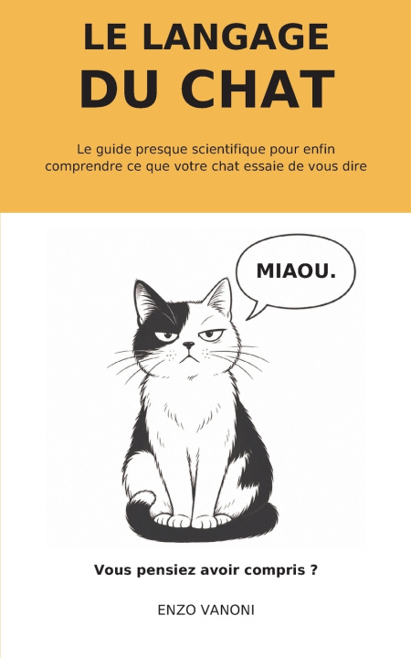 Book Le langage du chat Enzo Vanoni