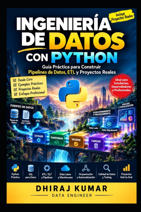 Könyv Ingeniería de Datos con Python Dhiraj Kumar