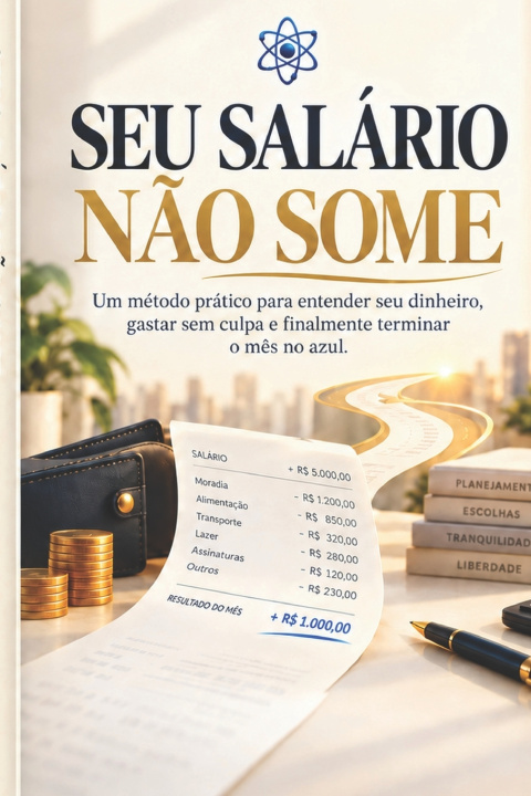 Knjiga Seu salário não some Átomo Editora