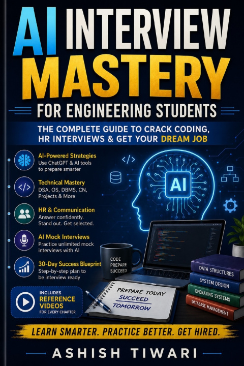 Boek AI INTERVIEW MASTERY FOR ENGINEERING STUDENTS Ashish Tiwari