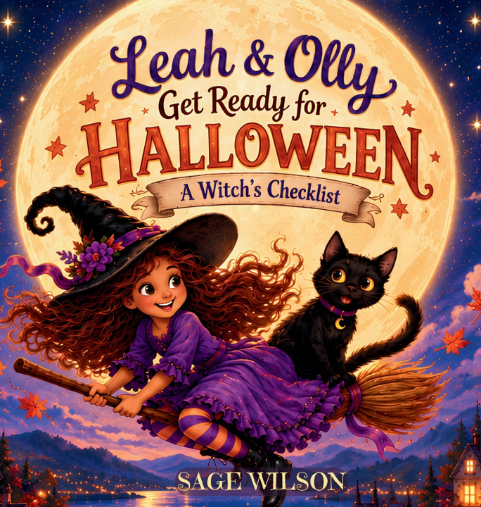 Book Leah & Olly Get Ready for Halloween Sage Wilson
