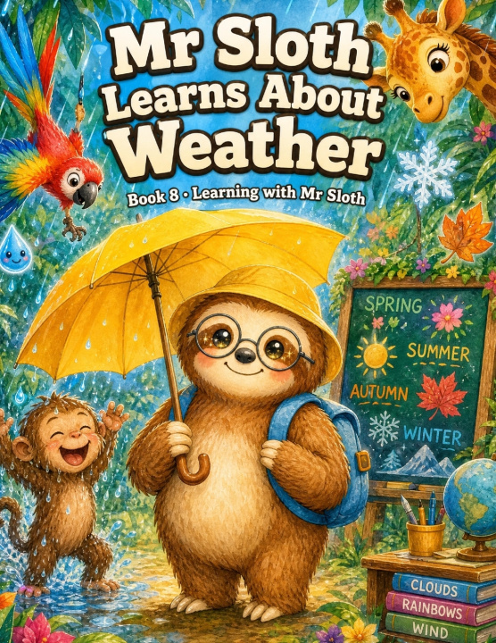 Libro Mr Sloth Learns About The Weather Dr Lydia Taiwo