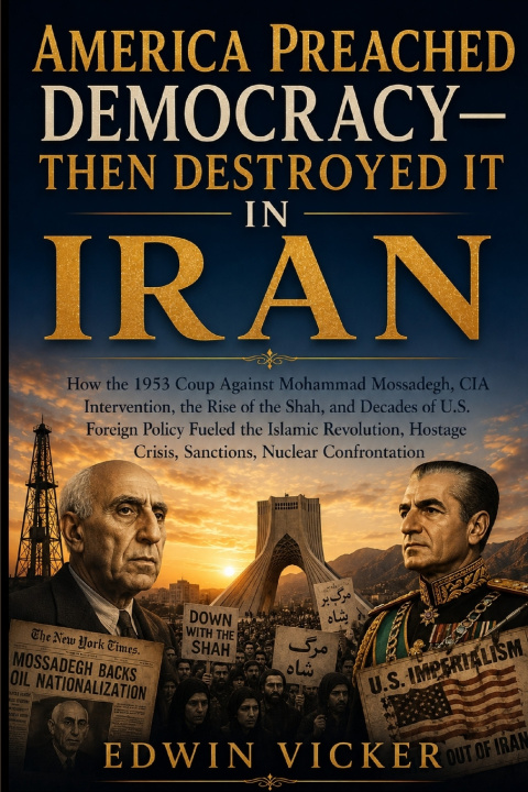 Könyv AMERICA PREACHED DEMOCRACY-THEN DESTROYED IT IN IRAN EDWIN VICKER