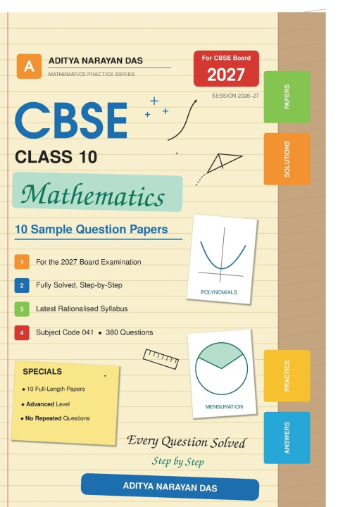 Książka CBSE Class 10 Mathematics Aditya Narayan Das